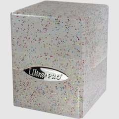 Ultra Pro Satin Cube Deck Box - Glitter Clear